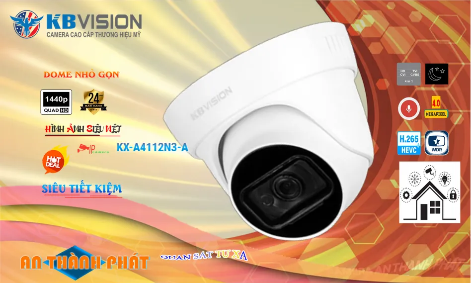 KX-A4112N3-A sắc nét KBvision ➠