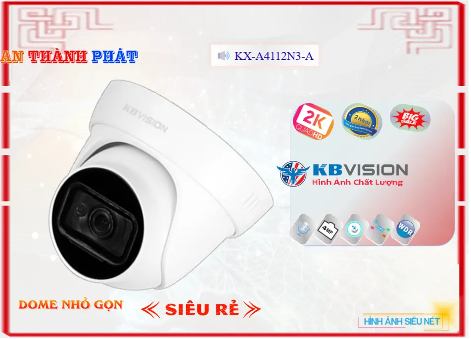 KX-A4112N3-A sắc nét KBvision ➠