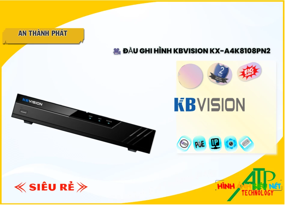 Đầu ghi KBvision KX-A4K8108PN2,KX-A4K8108PN2 Giá rẻ,KX A4K8108PN2,Chất Lượng KX-A4K8108PN2,thông số KX-A4K8108PN2,Giá