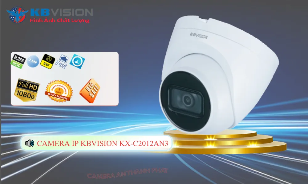 Đặc điểm camera IP Kbvision KX-C2012AN3