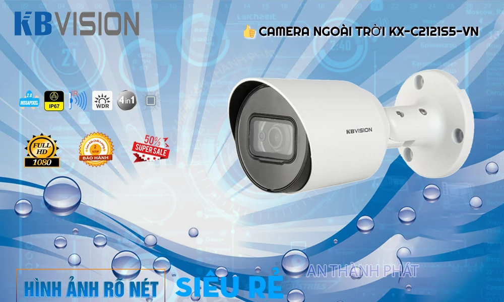 Camera  KBvision Chức Năng Cao Cấp KX-C2121S5-VN