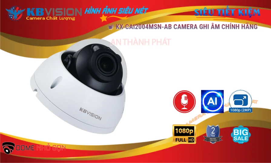 KX-CAi2004MSN-AB Camera Chất Lượng KBvision KX-CAi2004MSN-AB Camera Chất Lượng KBvision