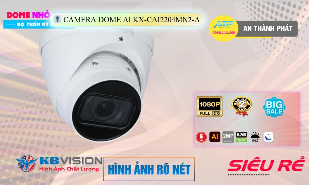 Camera An Ninh  KBvision KX-CAi2204MN2-A Sắc Nét