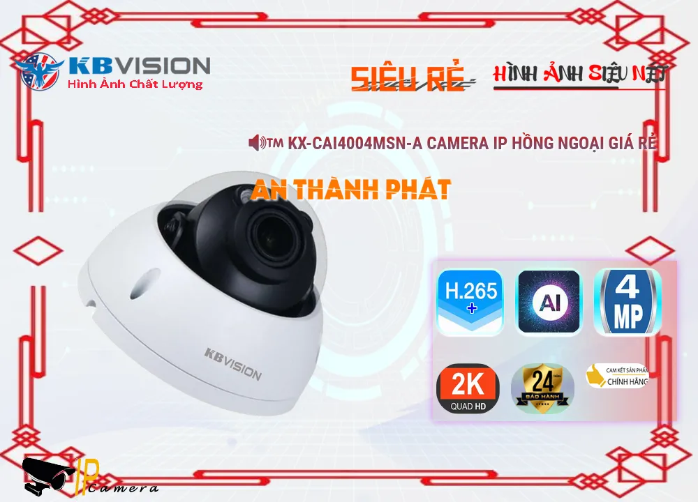 ☑ KX-CAi4004MSN-A Camera An Ninh Tiết Kiệm