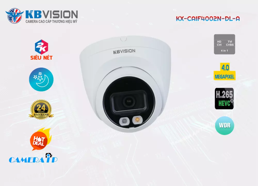 Camera Kbvision KX-CAiF4002N-DL-A,KX-CAiF4002N-DL-A Giá rẻ,KX-CAiF4002N-DL-A Giá Thấp Nhất,Chất Lượng