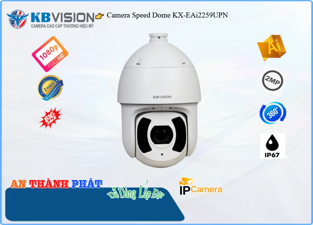 Camera KBvision KX-EAi2259UPN,thông số KX-EAi2259UPN,KX-EAi2259UPN Giá rẻ,KX EAi2259UPN,Chất Lượng KX-EAi2259UPN,Giá