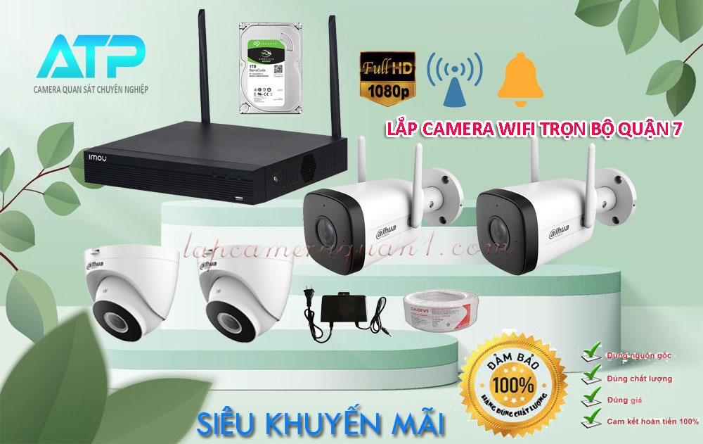 trọn bộ camera wifi giá rẻ tại quận 7