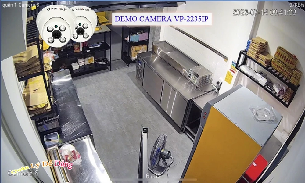 Camera Cấp Nguồ Qua Dây Mạng VP-2235IP VanTech Camera Cấp Nguồ Qua Dây Mạng VP-2235IP VanTech