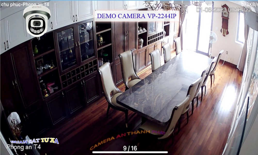 Camera Cấp Nguồ Qua Dây Mạng VP-2244IP Giá tốt Camera Cấp Nguồ Qua Dây Mạng VP-2244IP Giá tốt