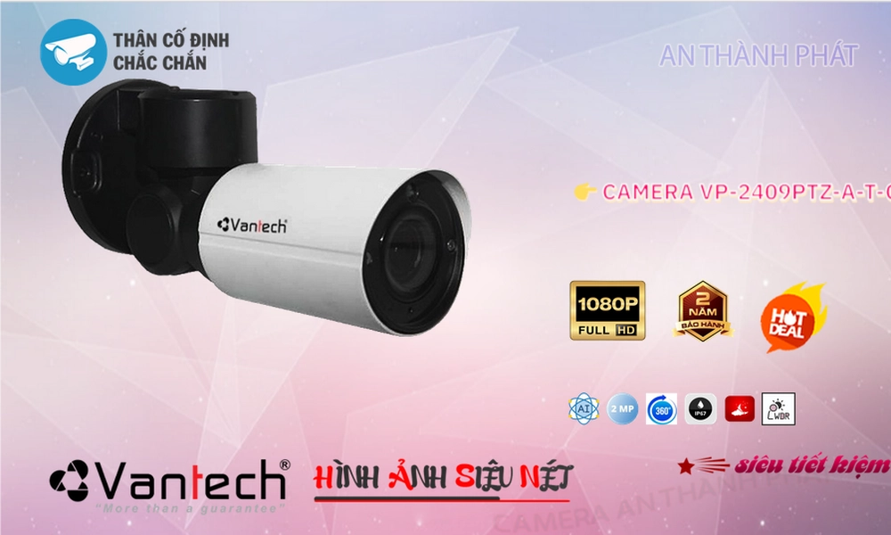 Công Nghệ HD VP-2409PTZ-A|T|C Sắc Nét VanTech Công Nghệ HD VP-2409PTZ-A|T|C Sắc Nét VanTech