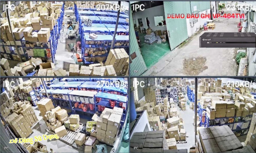 ✲  Đầu ghi VanTech VP-464TVI Tiết Kiệm