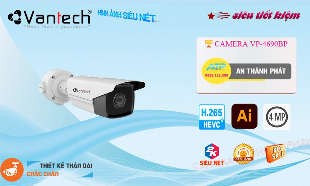VP-4690BP IP POE Camera Giá Rẻ VanTech VP-4690BP IP POE Camera Giá Rẻ VanTech