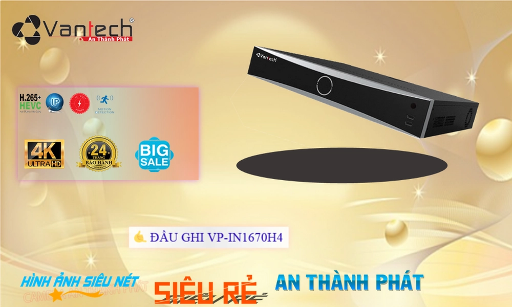 VP-iN1670H4 Đầu Thu VanTech ✲ VP-iN1670H4 Đầu Thu VanTech ✲