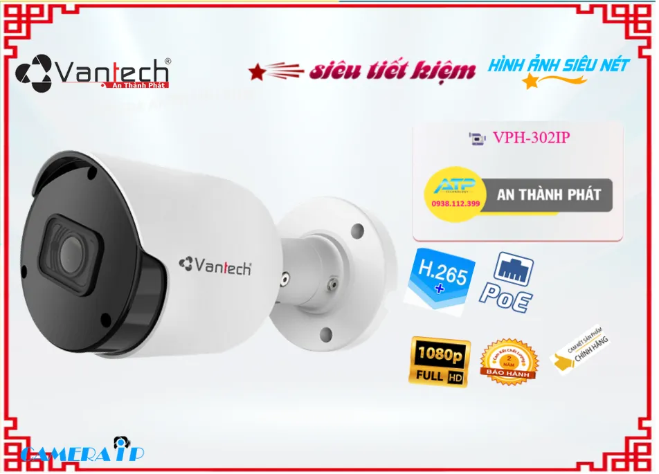 Camera  VanTech Giá rẻ VPH-302IP