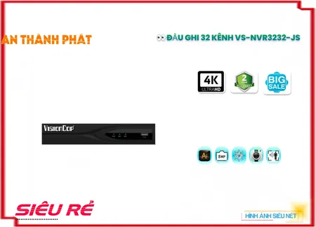 Đầu Ghi Visioncop VS-NVR3232-JS,Giá VS-NVR3232-JS,VS-NVR3232-JS Giá Khuyến Mãi,bán VS-NVR3232-JS, HD IP VS-NVR3232-JS